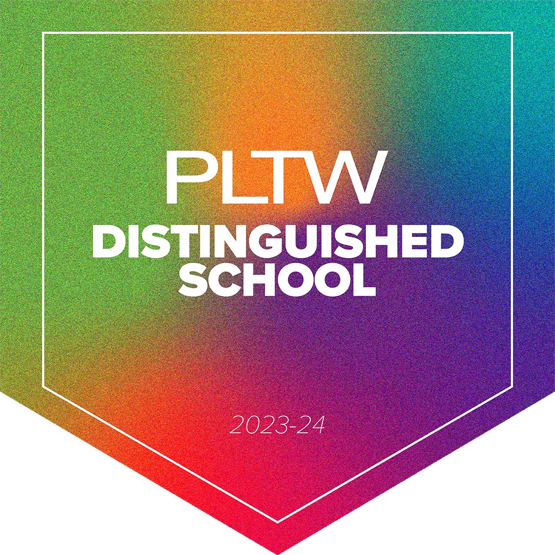 We’re proud to announce Mission Vista has been named a @PLTWorg 2023-24 Distinguished School for their commitment to increasing student access, engagement, and achievement in their PLTW [Computer Science, Biomedical Science, Engineering] programs. #PLTW #STEM #STEMeducation