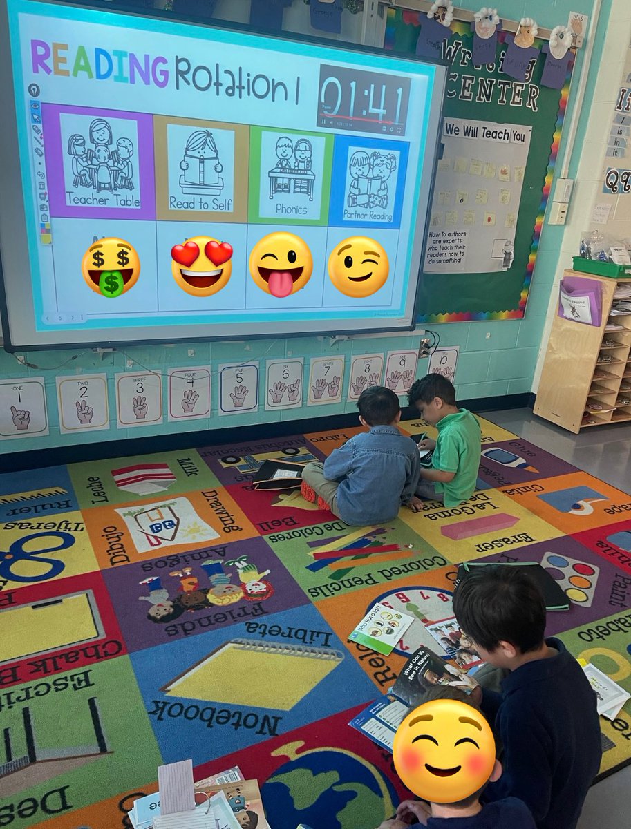 My class got to work with <a href="/TalysaCole/">Talysa Cole</a> this week and practiced independent reading stations! Always grateful for the awesome coaches at our school! <a href="/LMMahwah/">Lenape Meadows School</a> #mahwahconnects 📚