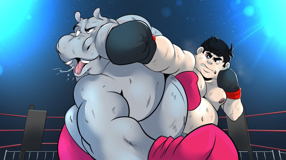 If you see this, post an action shot! I have to admit, this one is a personal favorite of mine. I really love the look on my hippo's face😏 (Also I didn't draw this. This piece was done by furaffinity.net/user/jobcoon and features @FurryGiraffe's human, Michael)