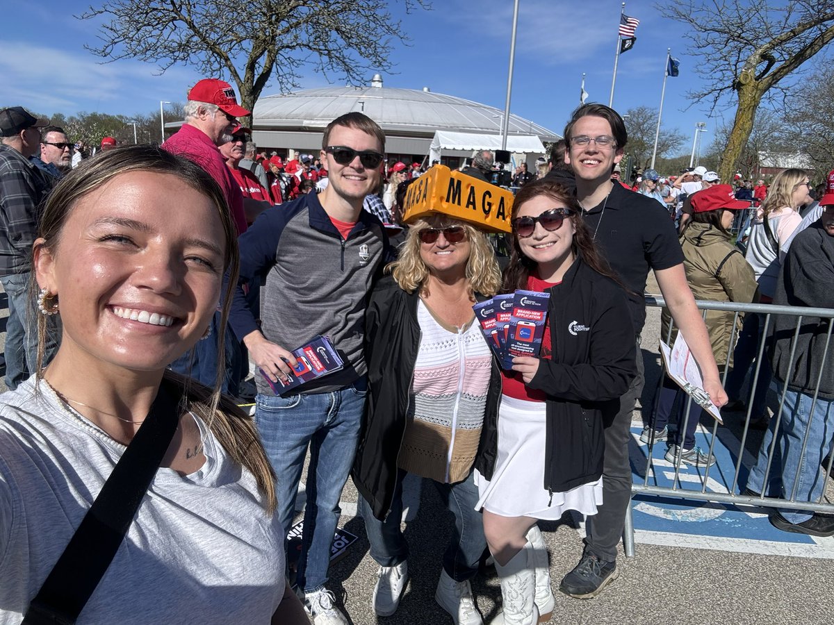 Have you downloaded our brand new @TPAction_ app? Patriots at the Wisconsin Trump Rally learned all about how easy to use our new app is and how we’ve made it the one-stop-shop for any conservative activist! 🇺🇸 Download it today 👉 TPAction.com/app