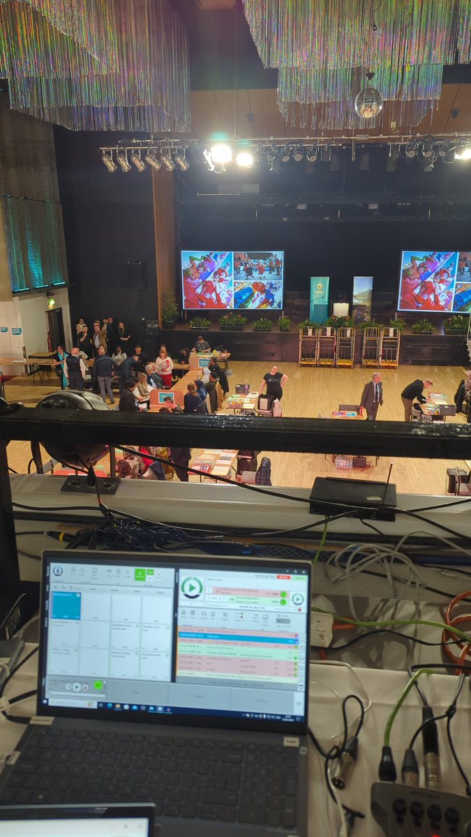 So late night broadcasting at the Oldham Local Election count tonight. Looking after technical wizardry and the odd bit of trying to talk something that vaguely makes sense.
 #CommunityRadio #AdventuresInRadioTech