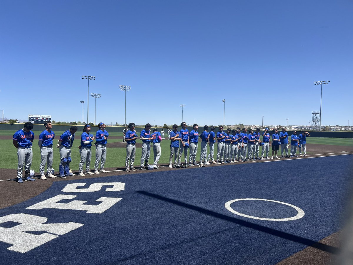Game 1 is a win! ⚾️ 🦅 

Canutillo High School Varsity Baseball beat Del Valley 6-5 in Game 1 of the Bi-District Championship Series. 

Game 2 is at 1:30 PM Friday at CHS! Good luck! #GoCanutillo #VivaCanutillo