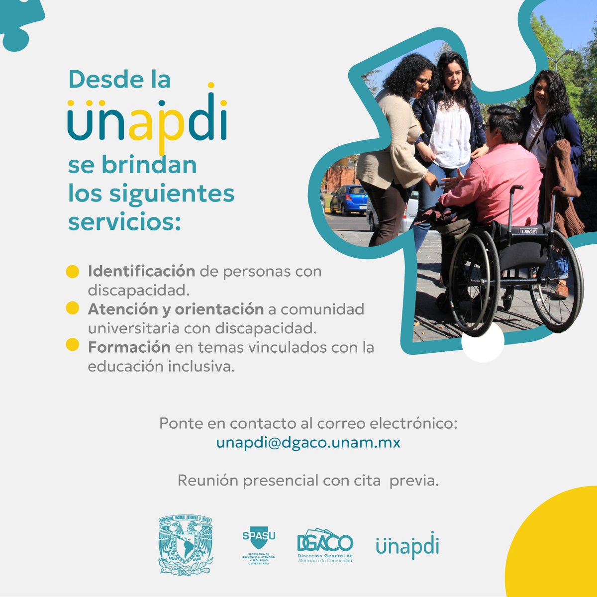 La #UNAPDI se creó para para brindar atención y orientación a nuestra #Comunidad de #PersonasConDiscapacidad. ¡Conócela! 💛🤎
#UNAMComunidadSinBarreras
#UNAMComunidadIncluyente