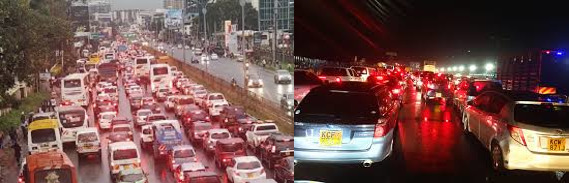 NAIROBI:#FloodsKE - Waiyaki Way Traffic Traffic At Snail's Pace On Waiyaki Way Following Thursday Evening Rains. -Thousands of motorists were held up in heavy traffic jam along the busy Waiyaki Way in Nairobi. Cyclone Hidaya Mithika Linturi Timboroa Expressway