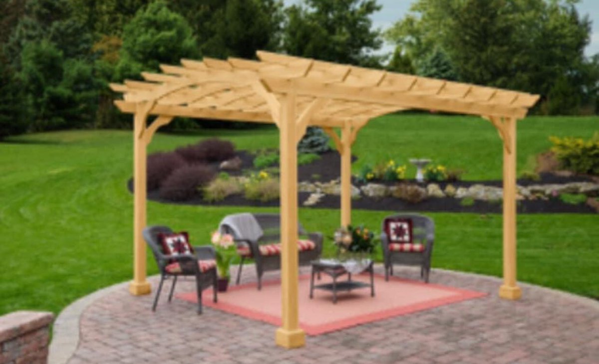 The dude that invented the pergola was just like, “Now bear with me. What if someone made a gazebo that wasn’t worth 2 fucks?”