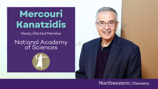 NUChemistry's tweet image. Congratulations, Mercouri Kanatzidis, on your election to the National Academy of Sciences! We celebrate your numerous remarkable accomplishments and unwavering commitment to advancing science.
#NASmember 
@theNASciences @MercouriK 

Discover more ➡️ bit.ly/3Qvpbul