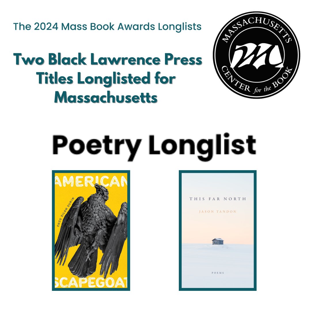 Congratulations to Enzo Silon Surin & Jason Tandon! Both of their poetry collections are longlisted for the Massachusettes Book Awards! See the full list l8r.it/Lw3s #LiteraryAwards #SmallPress #ReadMorePoetry #Poeticlife .@enzothepoet .@jasontandon_