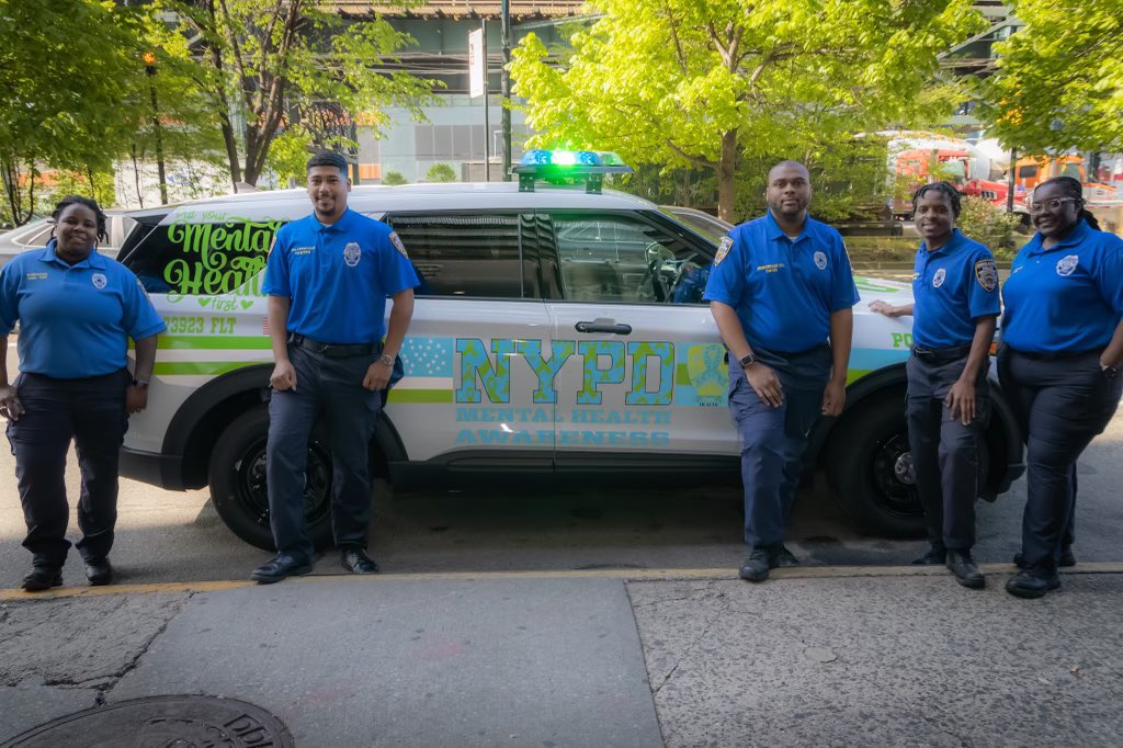 Our Community Outreach unit works hard raising awareness for mental health all year long. We encourage people to reach out if you are ever in need of help. The Department has different options to support you during challenging times. @nypdeau_1085 (646) 610-6730