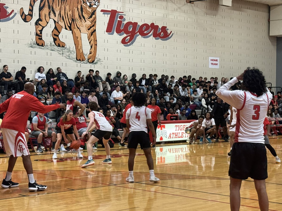 Staff vs. student basketball game! Staff for the W!