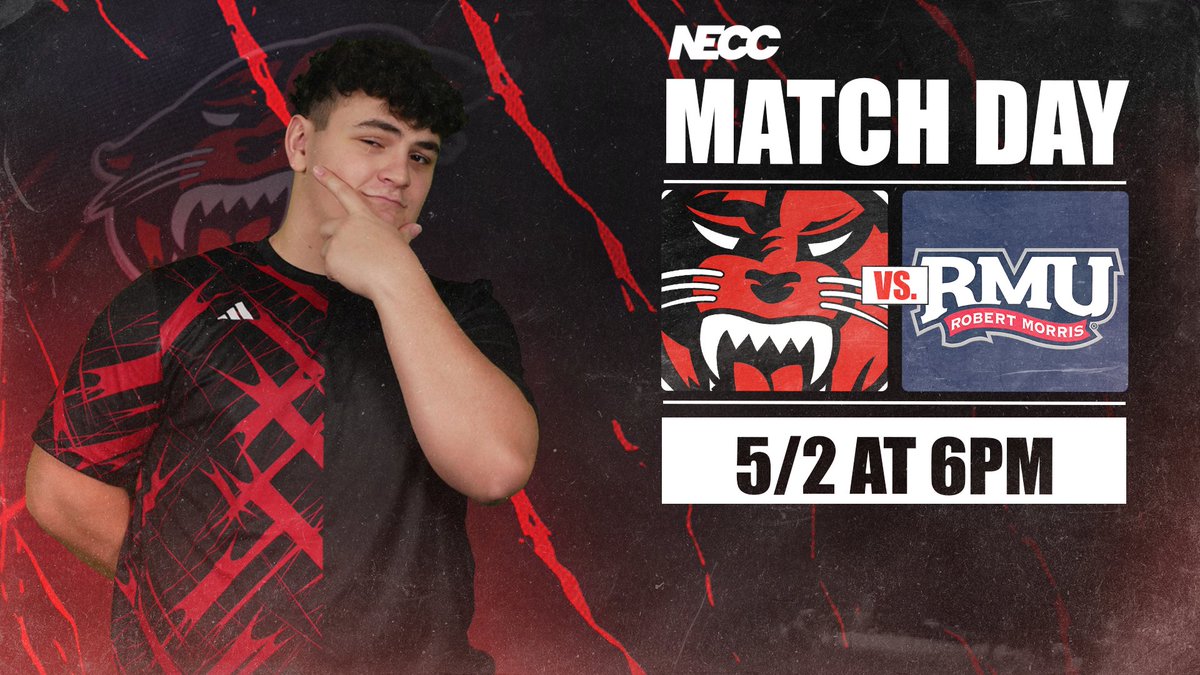 .@neccgames  SEMI FINALS ARE LIVE IN 5 AGAINST @RMUPAEsports! 

#OnTheProwl🐾