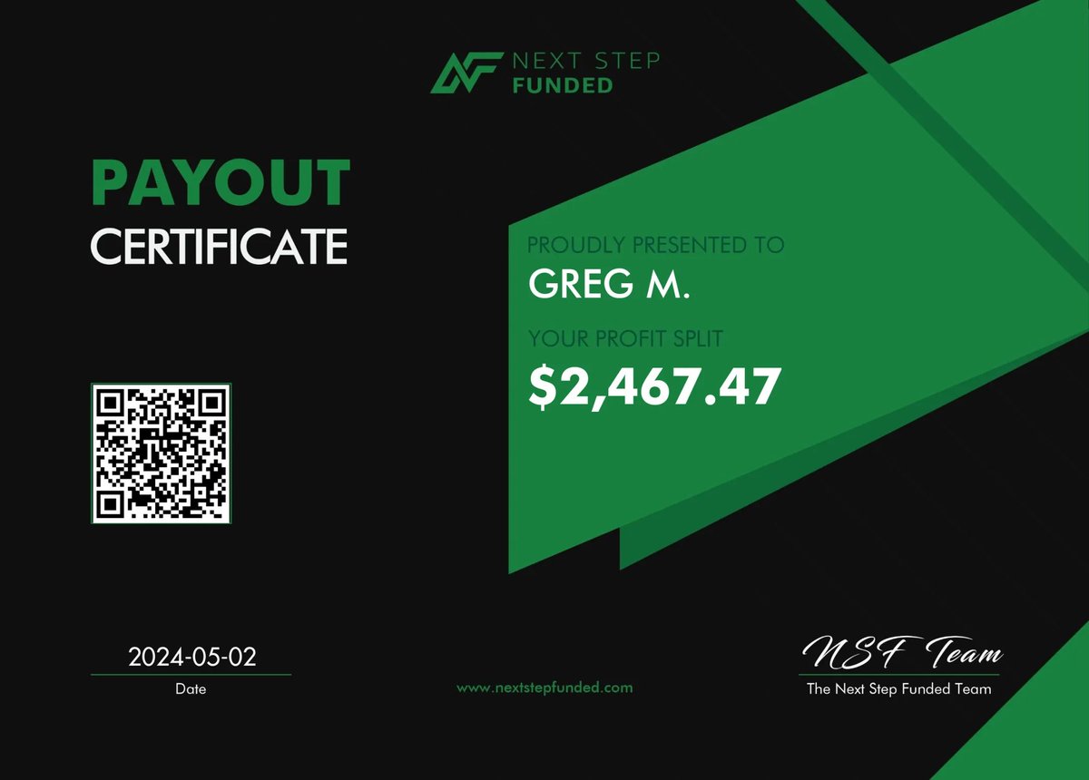 Congratulations to Creg M. on nearly $2,500 payout! What would you do if you received it? 😁
