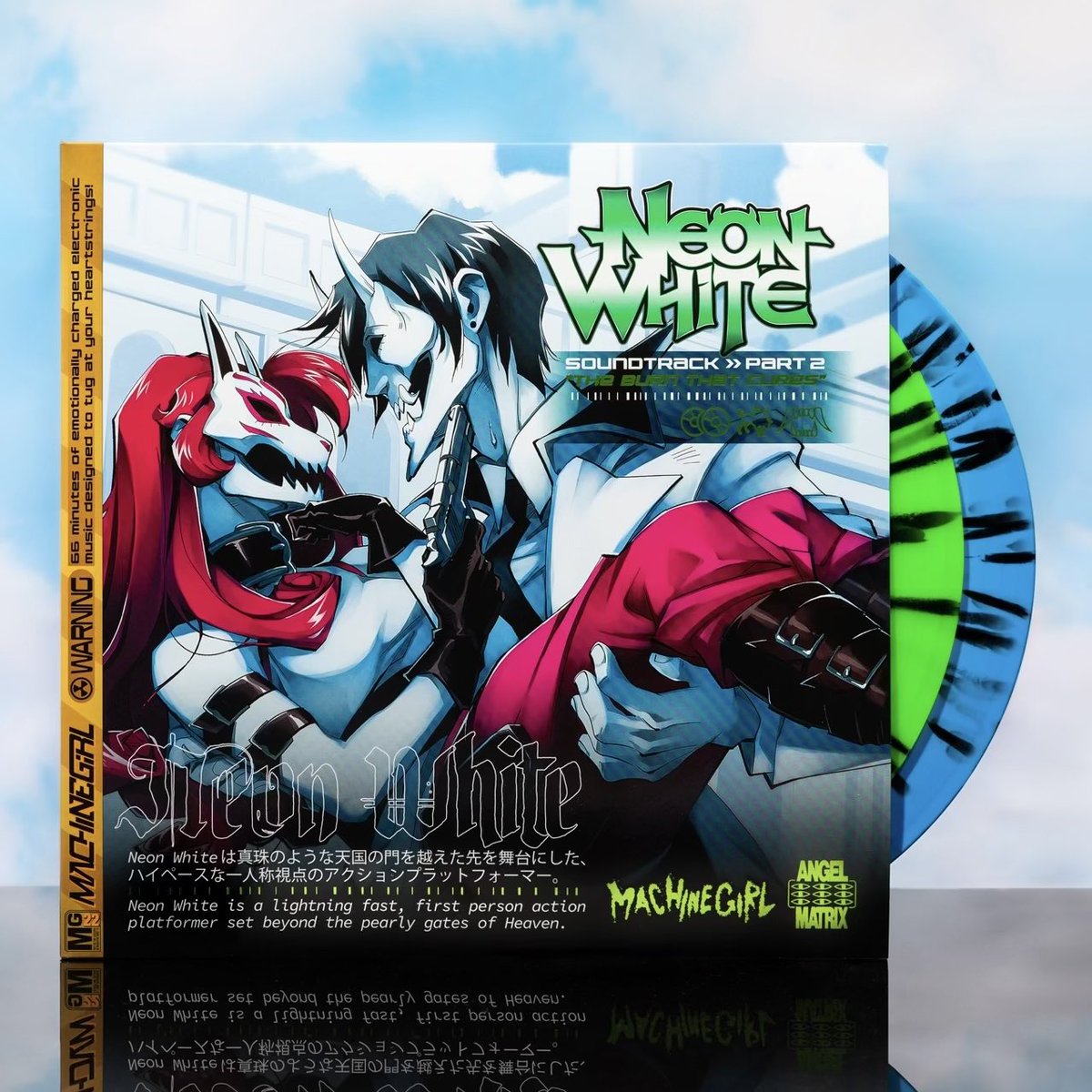 NOW SHIPPING...

NEON WHITE SOUNDTRACK:
🖤 PART 1 "THE WICKED HEART" 2XLP
🖤 PART 2 "THE BURN THAT CURES" 2XLP

IN STOCK: bit.ly/neonwhite8bit