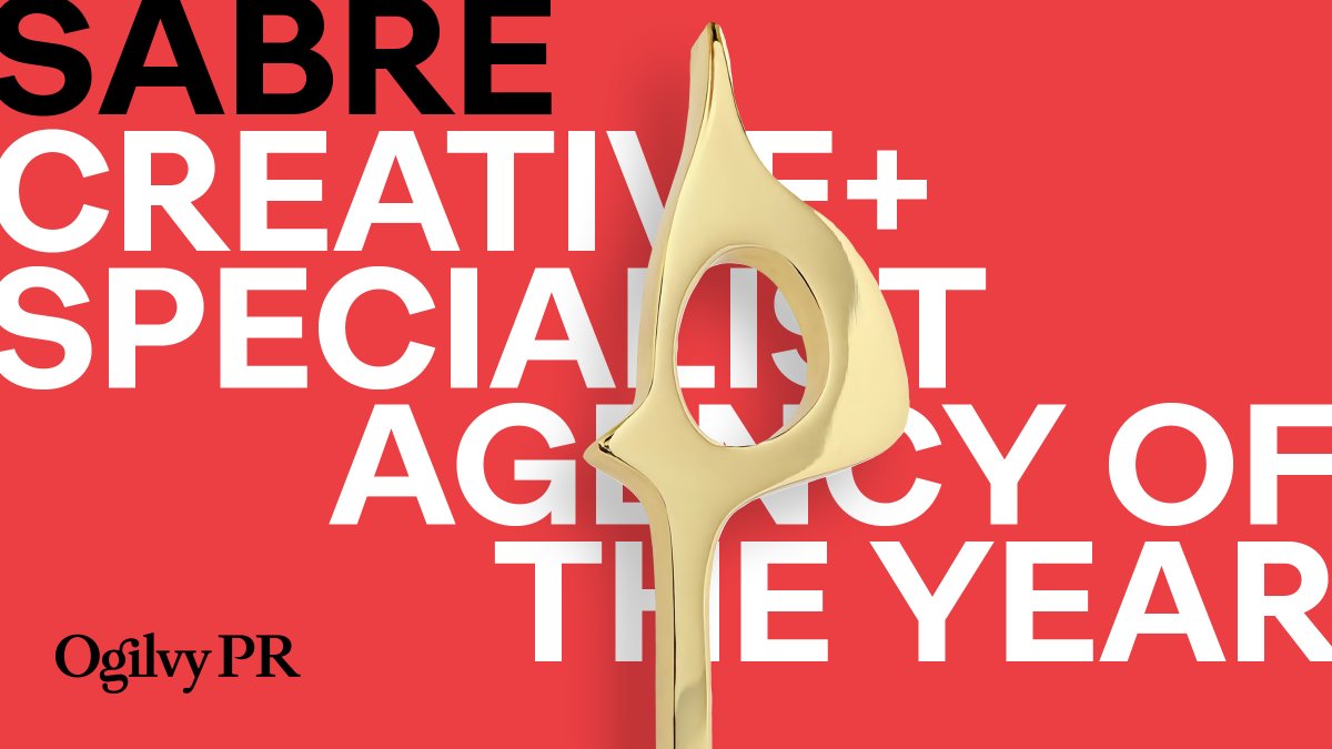 Incredible night for @OgilvyPR at @Provoke_News #SABREAwardsNA. The team's unique ability to pair modern PR, Social & Influence capabilities with earned-first creative clinched 2 of the show's top honors along with the lion's share of trophies. Bravo! 👉okt.to/fvtM0y