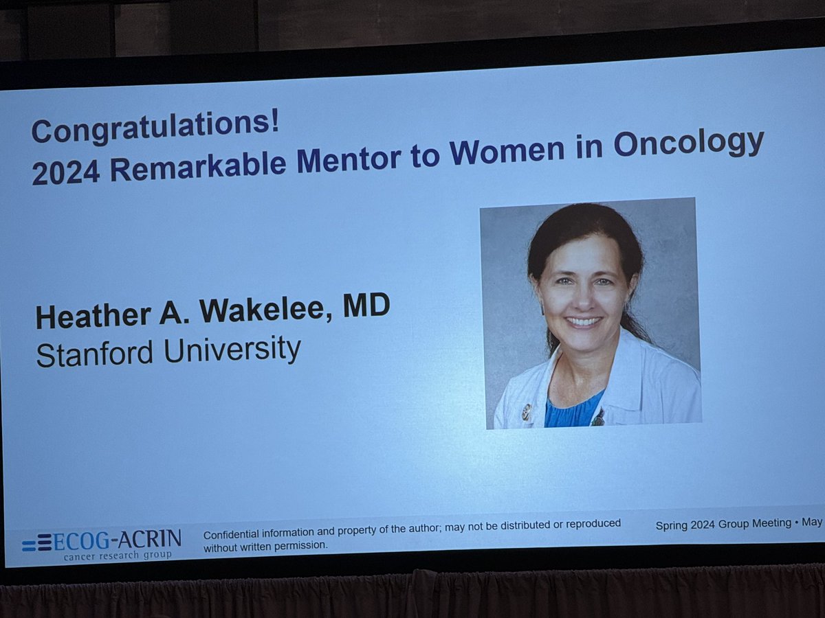 Congratulations to the amazing @HwakeleeMD!!!! Dr. Wakelee has touched the lives of so many people in such a positive way with her brilliance, kindness, and support. This award is so well deserved. 👏👏👏 @eaonc @StanfordMed @IASLC