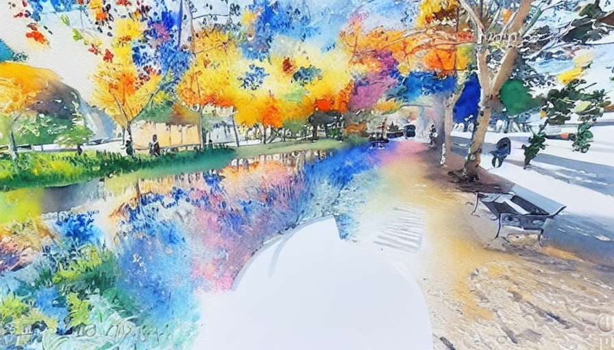 Instant #Automated @googlemaps  StreetView to #Ai Watercolour, fresh inspiration for a new generation of #Sustainable #Townplanning

#Automation #UBI #EducationalAi
#SustainableRoadmap! 
#FridaysForFuture!