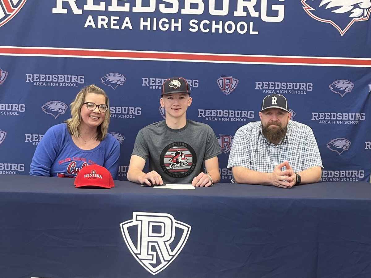 Congratulations to Connor, he’s committed to playing baseball at Western Technical College next year! #reedsburgpride #teamreedsburg