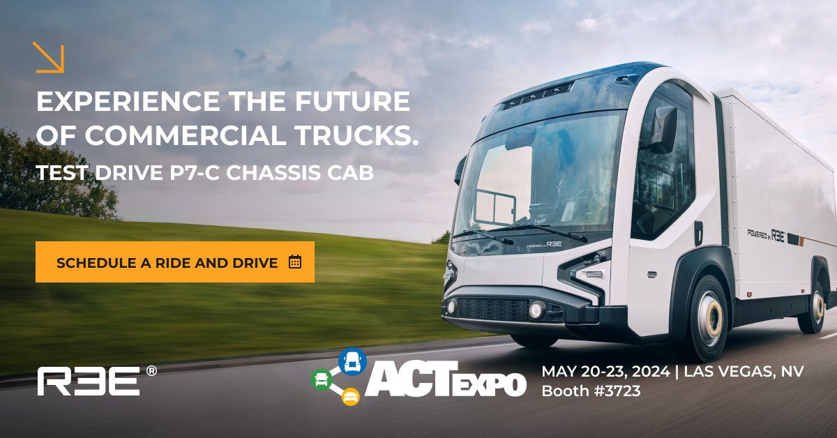 We’re excited to bring the first FMVSS-certified fully by-wire electric trucks to @ACTExpo  where you can experience firsthand the benefits of our software-driven vehicle at the ride and drive. 

Sign up 👉 bit.ly/4b5svoj