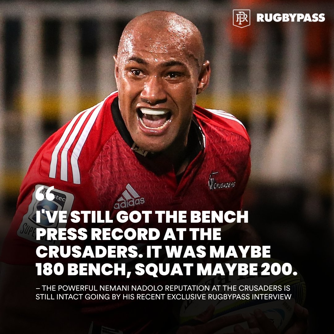 'I went over a few years ago and they had a board up...'

- The retired Nemani Nadolo recalls some vital statistics from his stellar playing career. #SuperRugbyPacific #Fiji #rugby