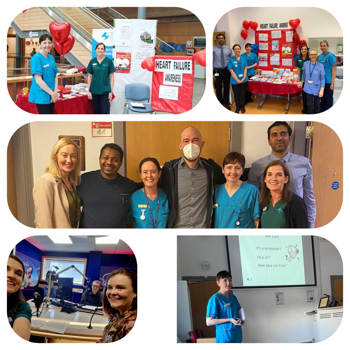 Great week promoting heart failure awareness with my colleagues...in MRHT.#Bumpupthepump #HeartFailureAwarenessWeek