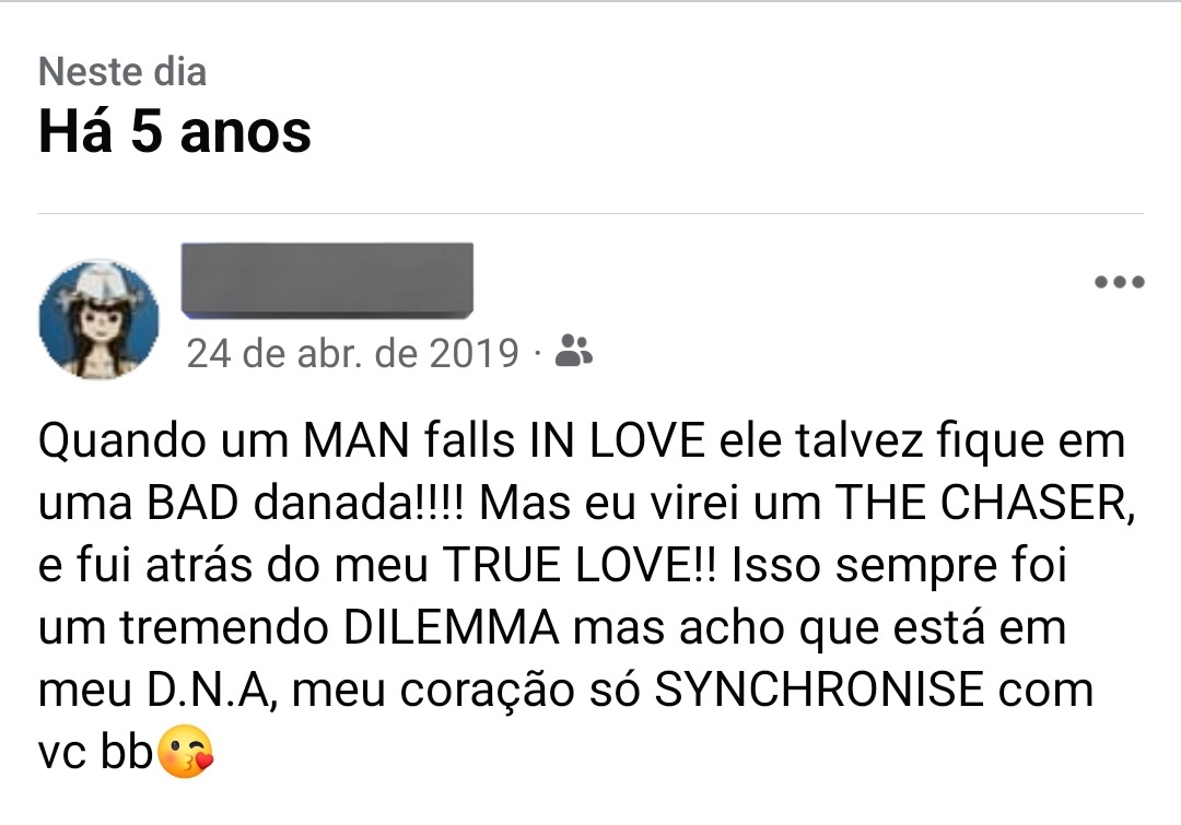 My inspirit ass when I was 16 (be so grateful if u don't understand Portuguese)