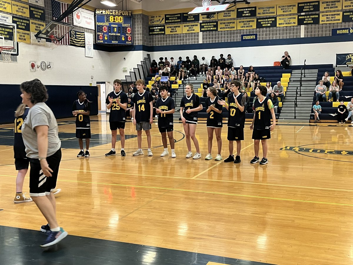 Great atmosphere at our Unified Basketball game tonight! Rangers pick up the win 29-23 over Genesee United! #LockedIn