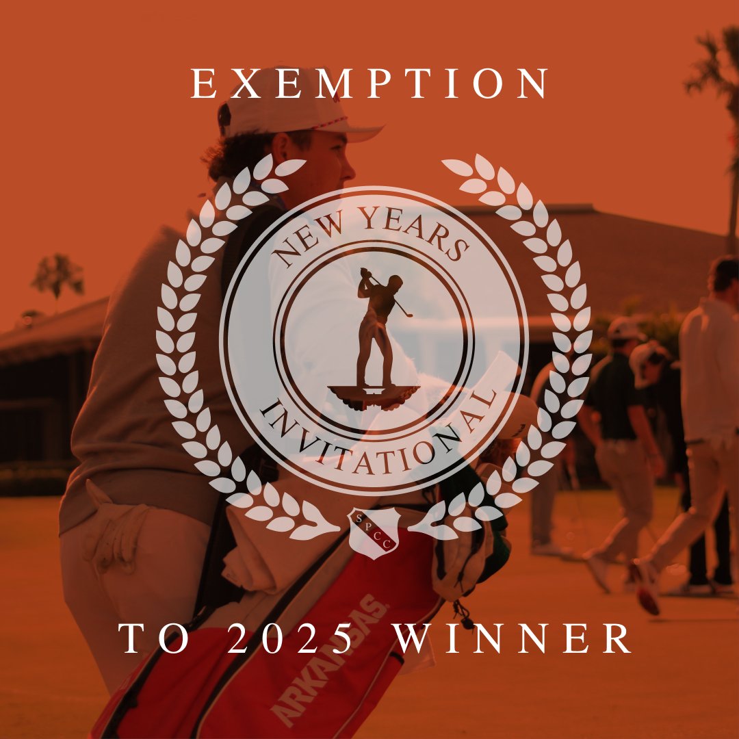 NewYearsInv's tweet image. JOINT PRESS RELEASE:
LECOM Suncoast Classic, a tournament on The Korn Ferry Tour, Awards Exemption to
St. Petersburg Country Club’s 2025 New Year's Invitational Winner. #lecomsuncoastclassic #newyearsinvitational #NYI #stpetersburgcountryclub  #amateurgolf #kornferrytour #pgatour