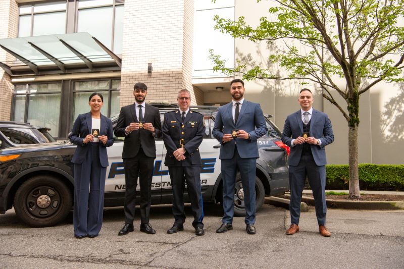 Congratulations to the four newest sworn members of the @NewWestPD. linkedin.com/feed/update/ur…