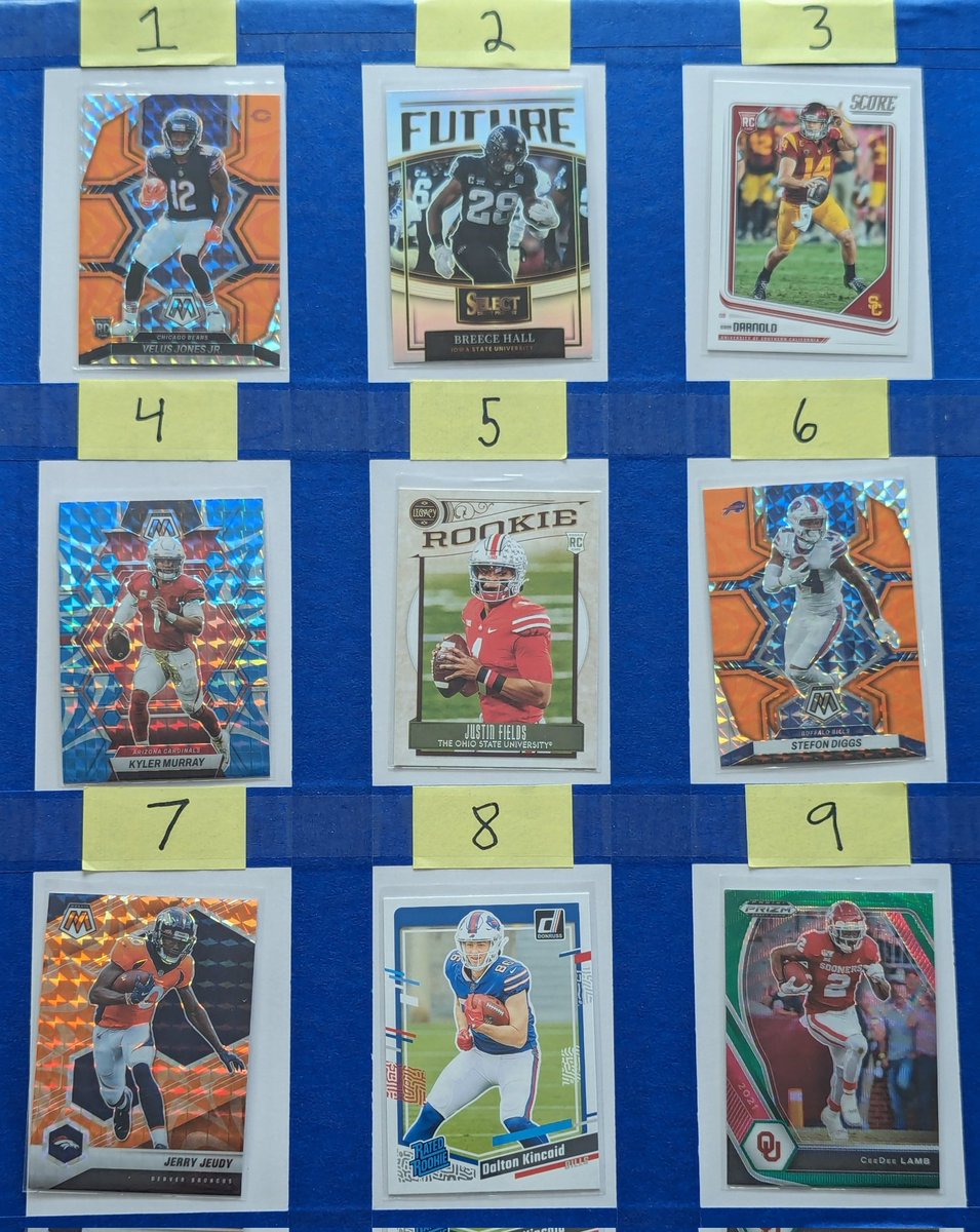 Day 3 | Post 1 -- $0.50/each 2 is silver Claim by number. See pinned for shipping. Sale ends 5/4 #UniqueStacksMay #Football