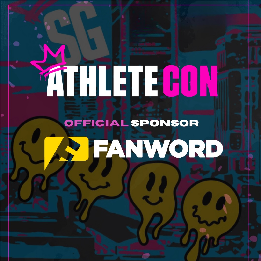 Super excited to partner with 𝗔𝘁𝗵𝗹𝗲𝘁𝗲𝗖𝗼𝗻. 🚀

As part of the partnership, all attending athletes get to use FanWord to tell their remarkable stories.

To learn more about the event, check out the link below.

🔗 athletecon.io