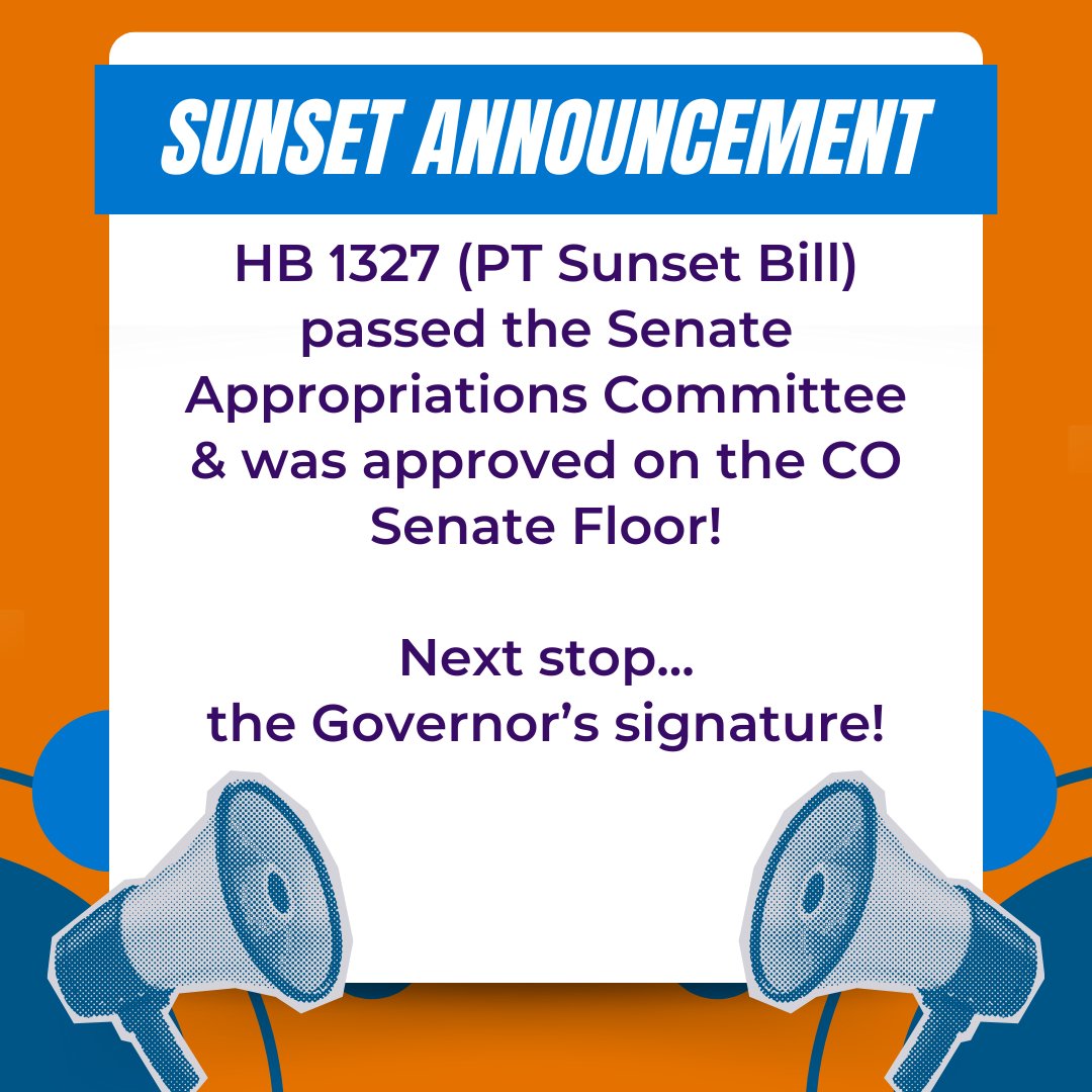 The APTACO Sunset Bill successfully passed the Senate Appropriations Committee and moved to the Colorado Senate floor, where it received unanimous support from all members. The final step in this legislative journey is obtaining the Governor’s signature, between now and June.
