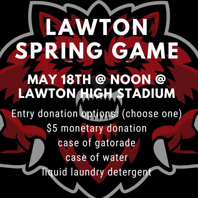 Spring Game info!