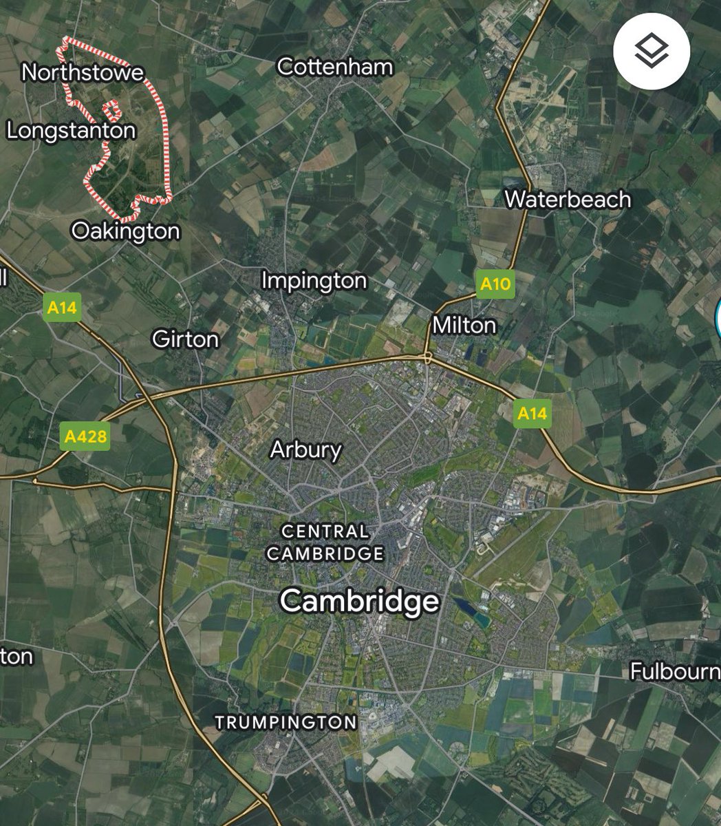 Question from some of you: “Is Northstowe in Cambridge?” #bbcqt (It sits outside the city boundary in @southcambs district. But Cambridge’s boundaries were last extended in…1935. And new housing is spilling over those old borders)