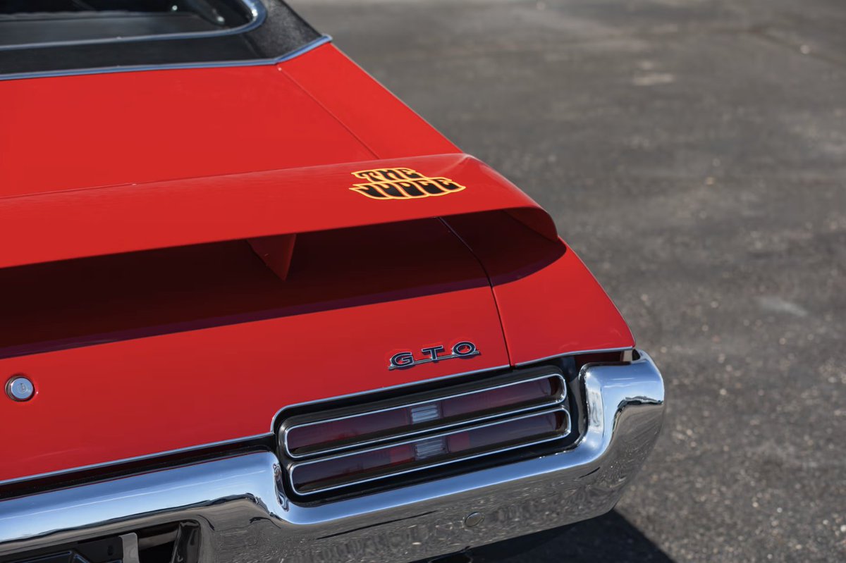 Offered at Mecum Indy: 1969 Pontiac GTO Judge Ram Air IV // 400/370 HP V-8, 4-Speed Manual, Odometer reads 24 miles ▪️More info & photos: bit.ly/4biXXiI ▪️Register to bid: bit.ly/3xVD6ng #MecumIndy #Mecum #MecumAuctions #WhereTheCarsAre #MecumOnMotorTrend