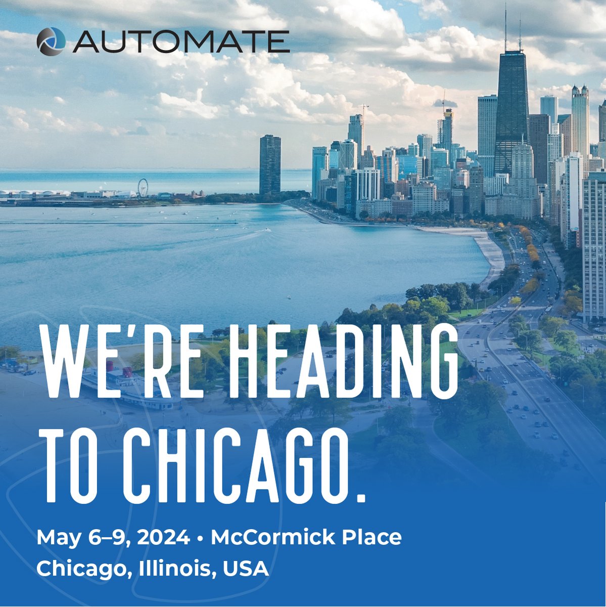 🚨 Get ready Chicago 🚨

We're exhibiting at @AutomateShow at Booth 4441 from May 6–9 in McCormick Place, Chicago.

We'll be showing some new additions to our lineup and connecting with robotics enthusiasts and operators.

Register FREE: tinyurl.com/yc622ffk

#Automate2024