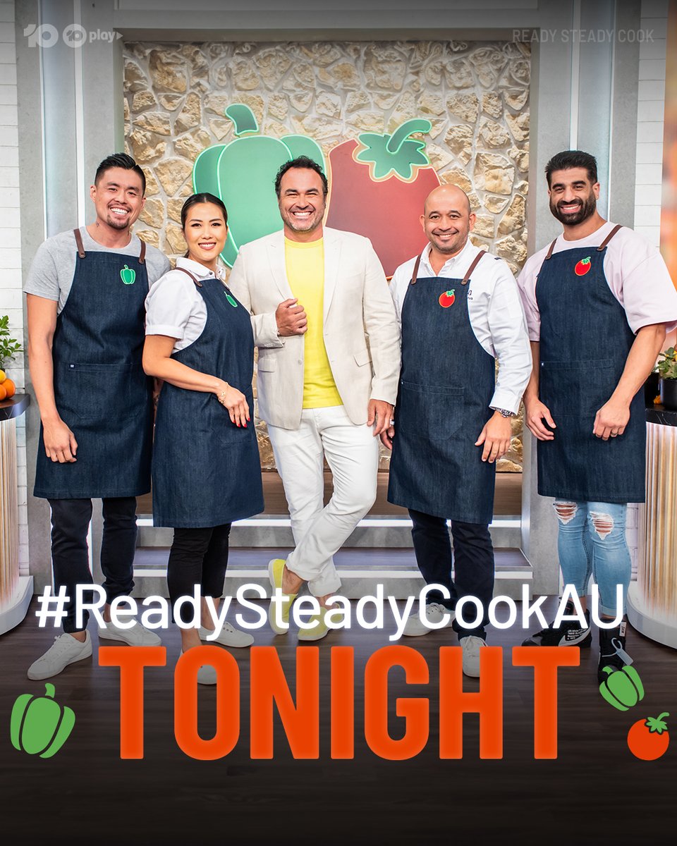 Ready Steady Cook Australia (@readysteadyau) on Twitter photo TONIGHT... champion competitive eaters take on the #ReadySteadyCookAU kitchen! 😋🍴🏆
#ReadySteadyCookAU 7.30 Tonight on <a href="/Channel10AU/">Channel 10</a> and 10 Play. TONIGHT... champion competitive eaters take on the #ReadySteadyCookAU kitchen! 😋🍴🏆
#ReadySteadyCookAU 7.30 Tonight on <a href="/Channel10AU/">Channel 10</a> and 10 Play.