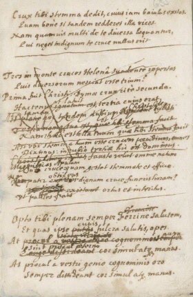 Exile makes #Irish poets write. Here are poems of Francis Harold #Franciscan of #Limerick  (held at
@ucdarchives
&
@ucddigital)

and an image of his confrère Aodh Mac Aingil who also wrote as #Gaeilge (JMcC) - both writing rhyme in 17thC #Rome