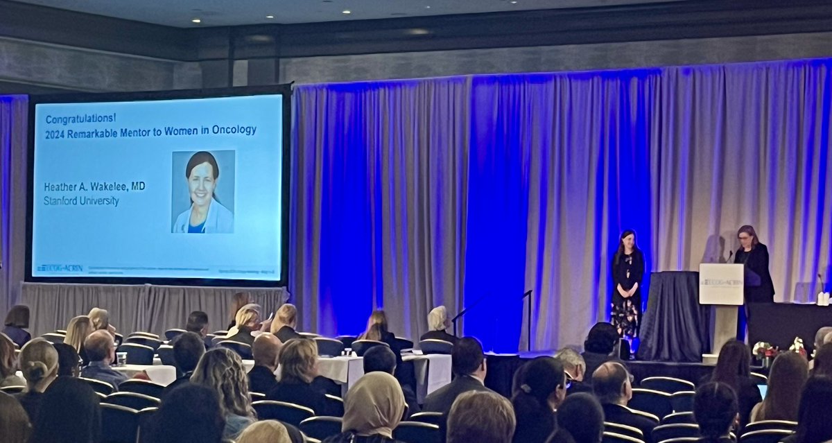 Congratulations to @HwakeleeMD for the well deserved @eaonc award, Remarkable Mentor to Women in Oncology! #LCSM