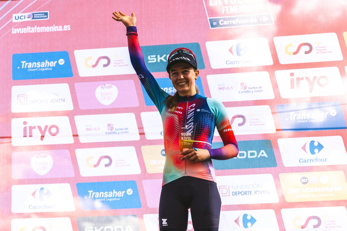 Congratulations, Antonia Niedermaier! Best Young Rider on stage five 💪💪

#LaVueltaFemenina #TakeTheLead