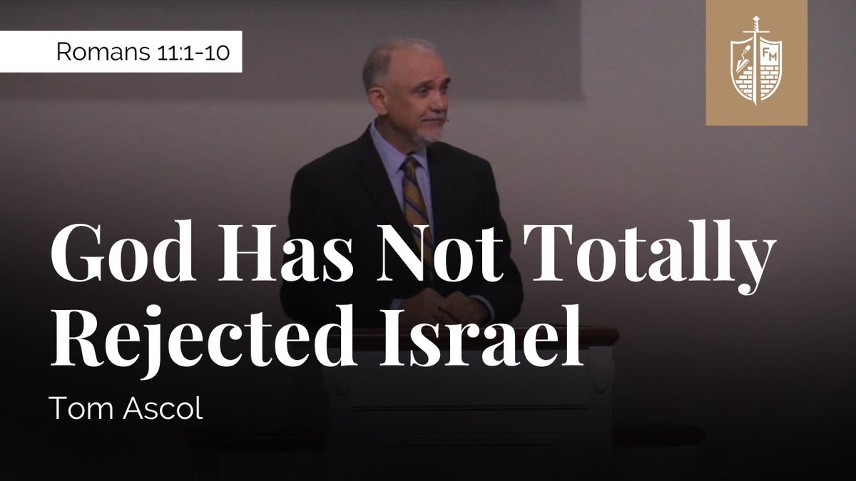 God Has Not Totally Rejected Israel - Romans 11:1-10 | @tomascol WATCH: youtu.be/D-g2RGbCkl8?si…