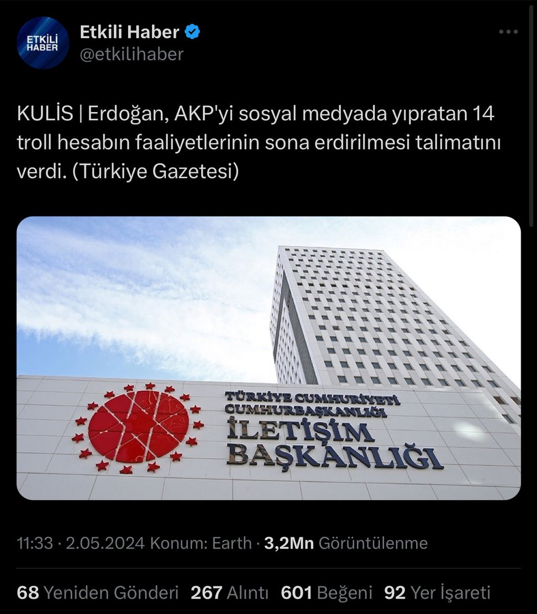 Başladılar. Bu süreçte ciddi tehdit ve şantaj görüyor insanlar. Twitter'ı bir siyaset alanı olarak görmeyen herkes bu süreçten ders çıkarmalı. Twitter elbette saha kadar önemli değil ama inanın bana çok çok önemli. Bunu görmeyen yaya kalır.