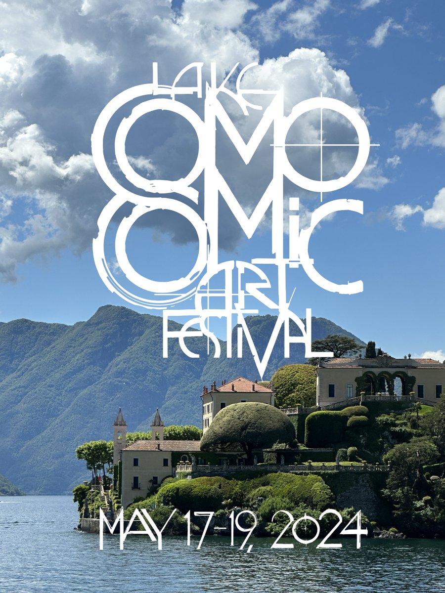 I'm a Guest at Lake Como Comic Art Festival, May 17-19 @como_art_fest #comicart #lakecomo