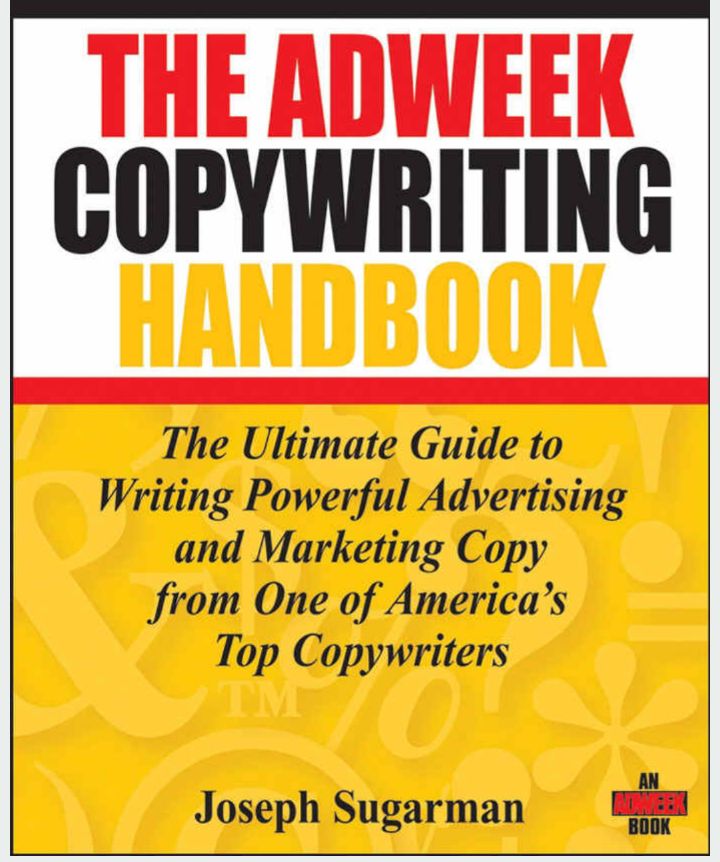 Reading a book on Copywriting is one of my goal in Q2 of 2024.

I got The Adweek Copywriting Handbook by Joseph Sugarman from my mentor and I am really having a good read. 😊

It is a foundational book for CopyWriters. 

You need to read it too.