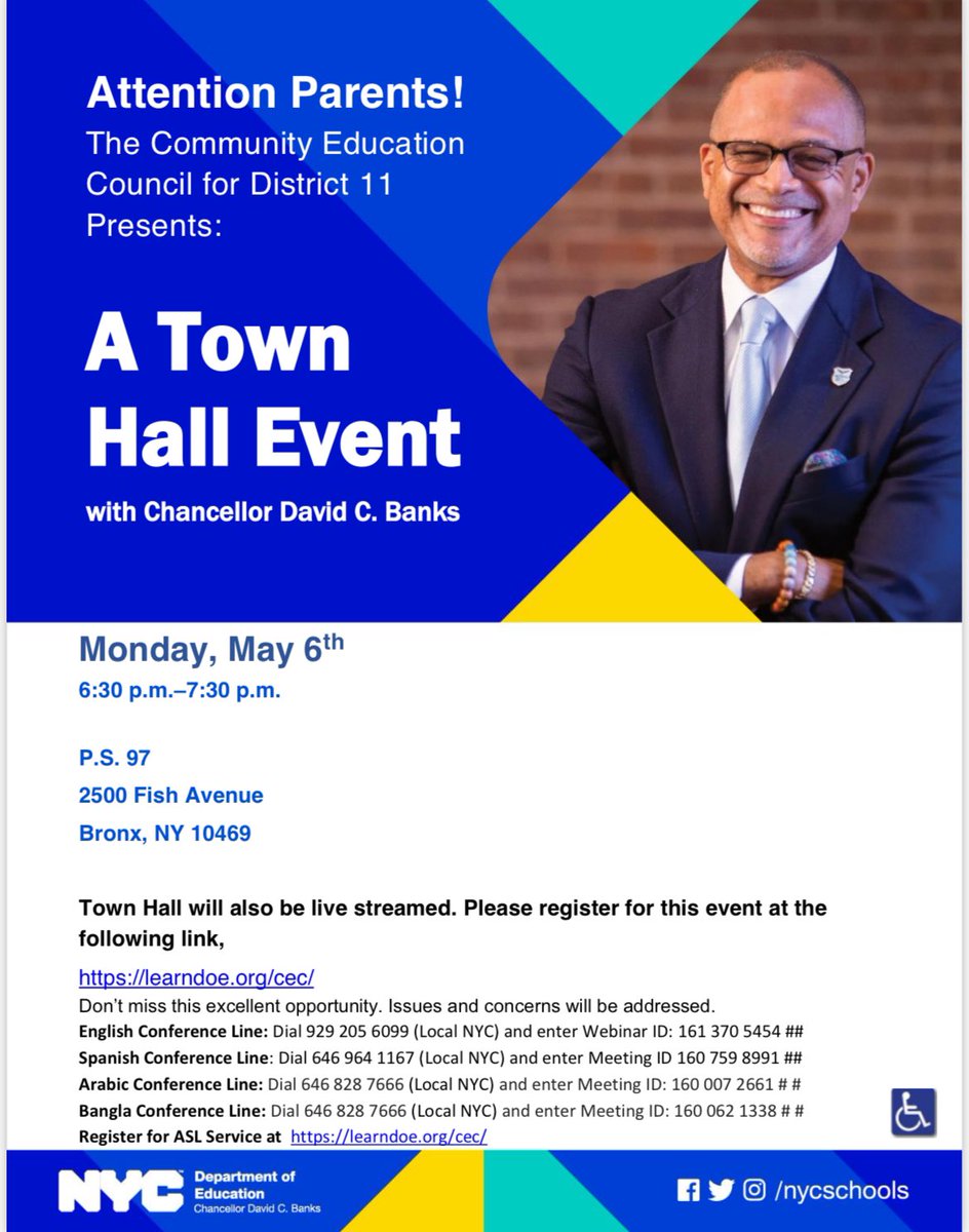 📢 Calling all D11 families! Don’t miss our town hall event with the Chancellor on Monday, May 6th. Choose to join us in person or tune in virtually. Secure your spot now by registering through the link in our bio. #D11TownHall #CommunityEngagement