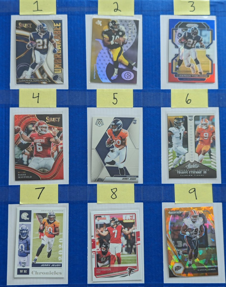 Day 3 | Post 3 -- $0.50/each Claim by number. See pinned for shipping. Sale ends 5/4 #UniqueStacksMay #Football