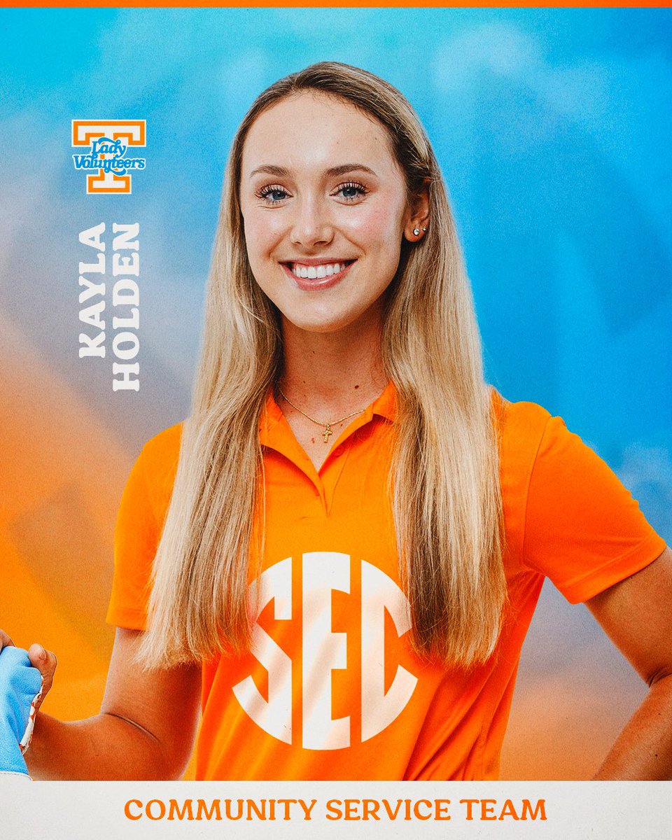 congrats to @kaylaholden_ on being named to the SEC Community Service Team‼️

#GBO🍊⛳️