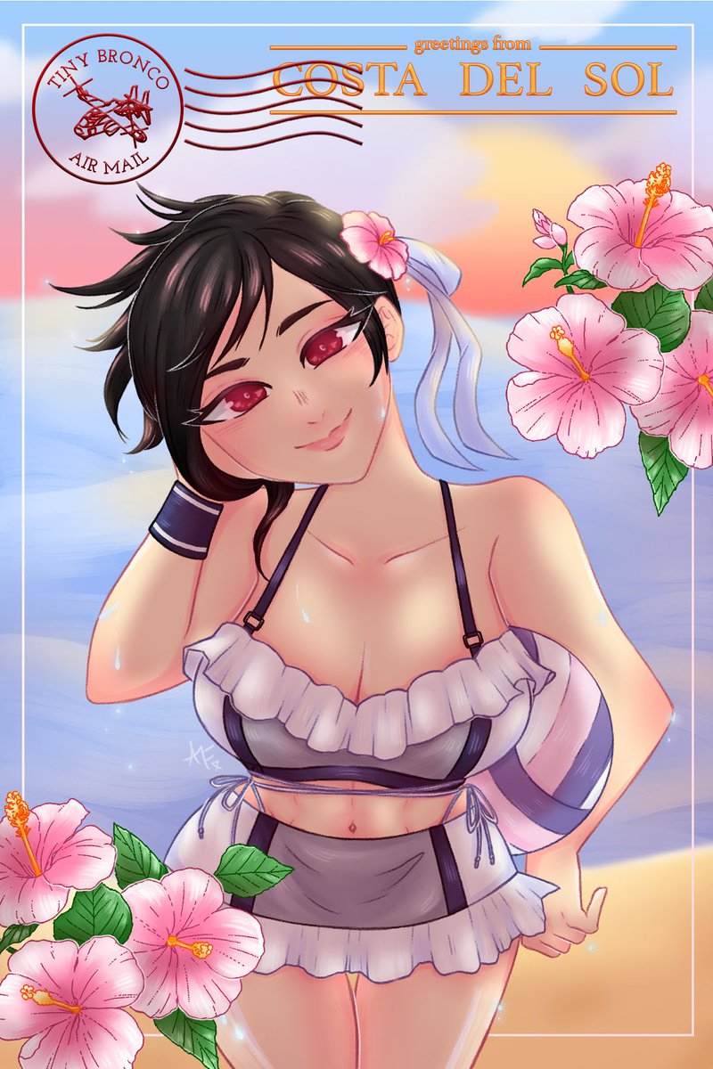 squibblefu's tweet photo. Didn't really get to draw anything for Tifa week, but I finally finished this illustration that will be debuting at ACEN for a stamp rally 🥹❤️ happy bday to best girl #HappyBirthdayTifa #TifaLockhart #tifaweek #tifaweek2024 #ティファ生誕祭2024 #ティファ誕生祭2024 https://t.co/qSGZd4QQwn