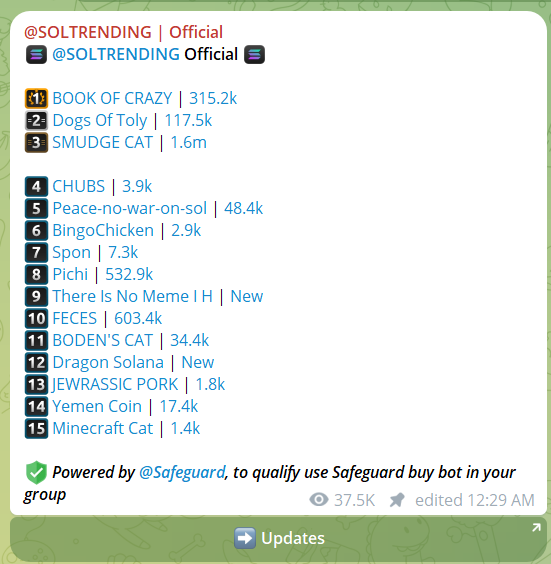 SPON is #7 trending!!! #SOLTRENDING