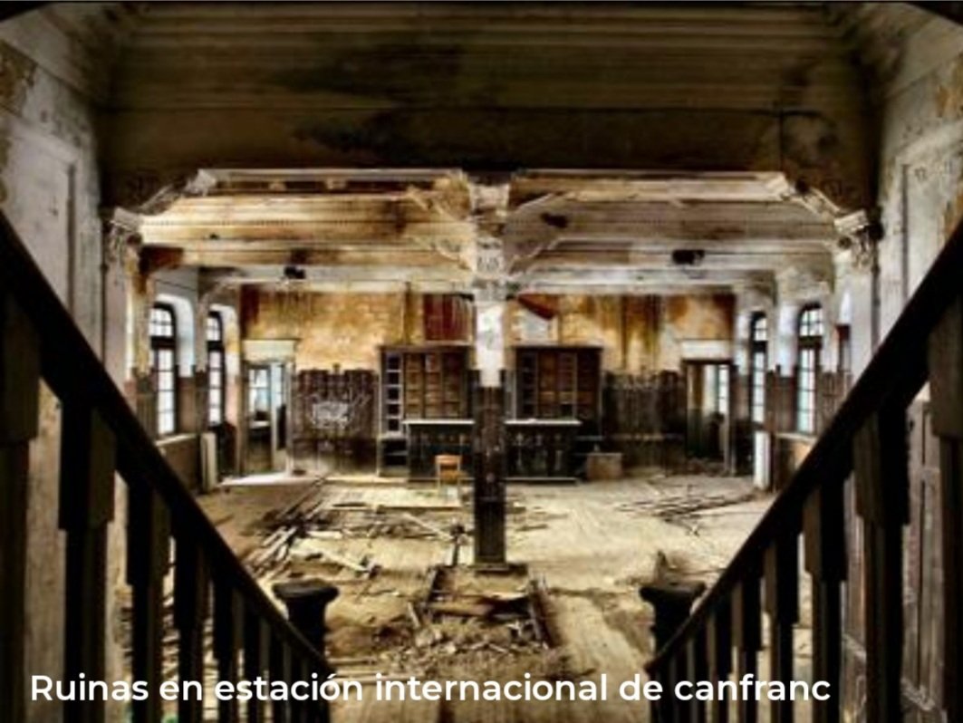 Estación de Canfranc... siempre me intrigó.
Me quedo con las ganas de visitarla llena de misterio.
Ahora va a ser hotel de lujo. 

infobae.com/espana/viajes/…