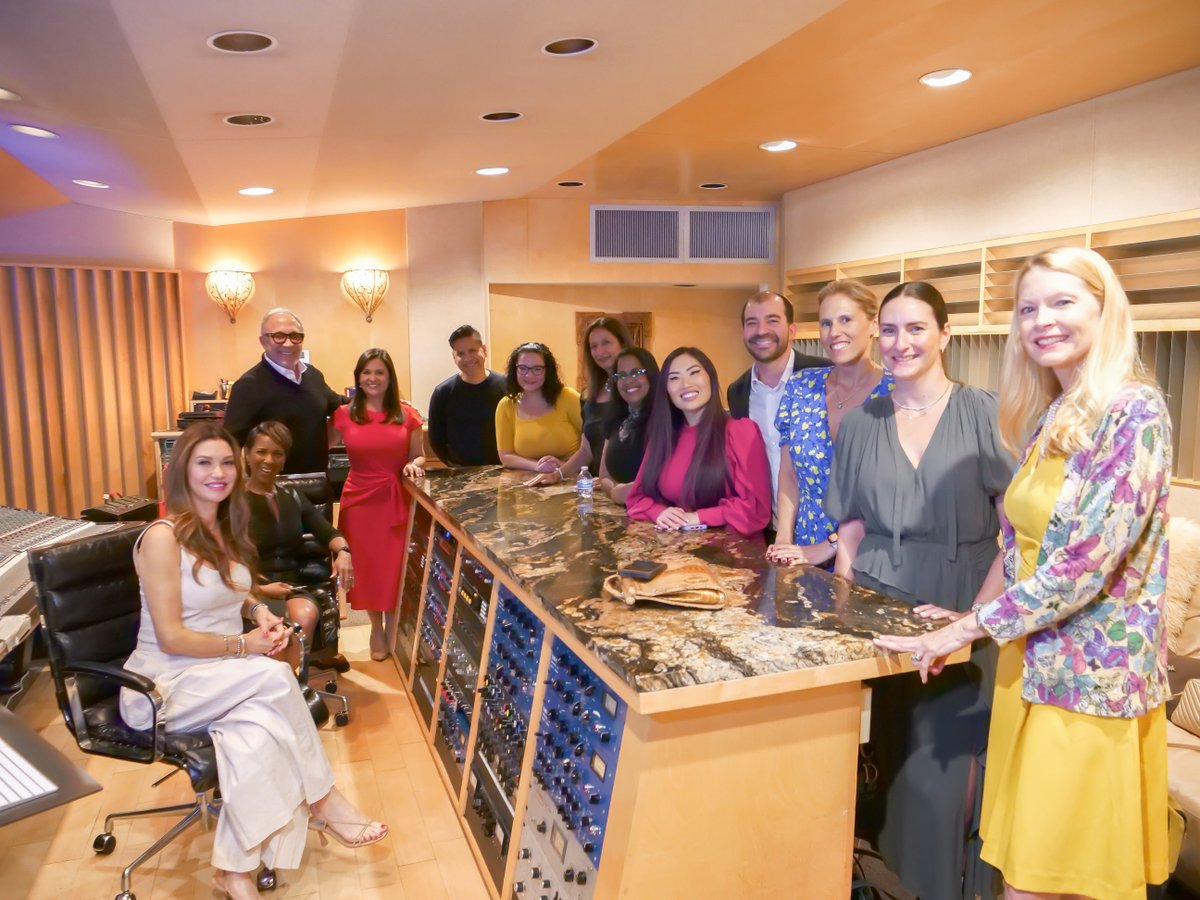 Our Tocqueville Society shared an unforgettable moment with @EmilioEstefanJr! 🌟 His passion for #philanthropy inspired us all. Emilio graciously opened his studio doors, treating us to an exclusive tour and the magic of his music. 🎶 #StrongerMiami