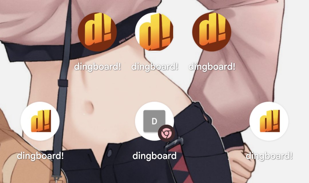 wtf you still can't install a dingboard pwa

fuck subtweets, this is now a domtweet @yacineMTB 

my dingboard pwas have the real one surrounded